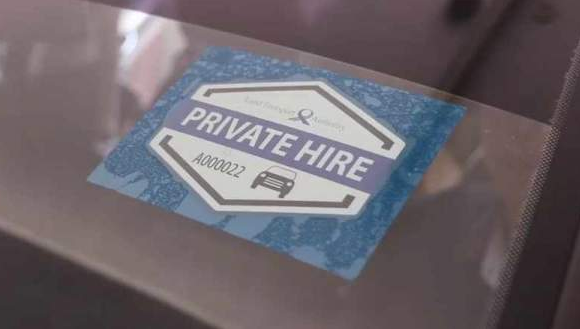 Tamper Evident Decal for Private-Hire Cars