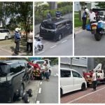 LTA takes actions: 4 Drivers caught and their Alphard towed